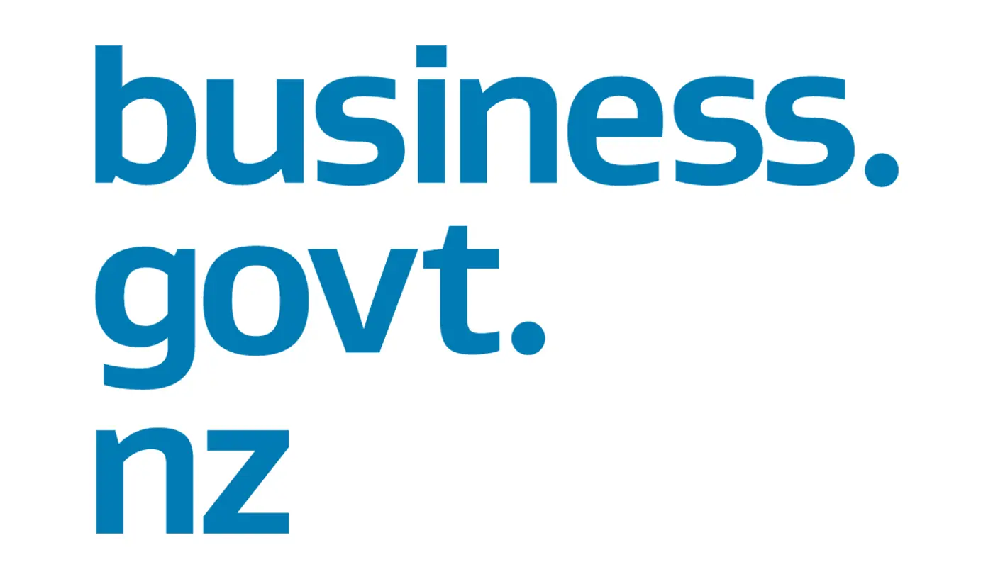 blue text on a white background