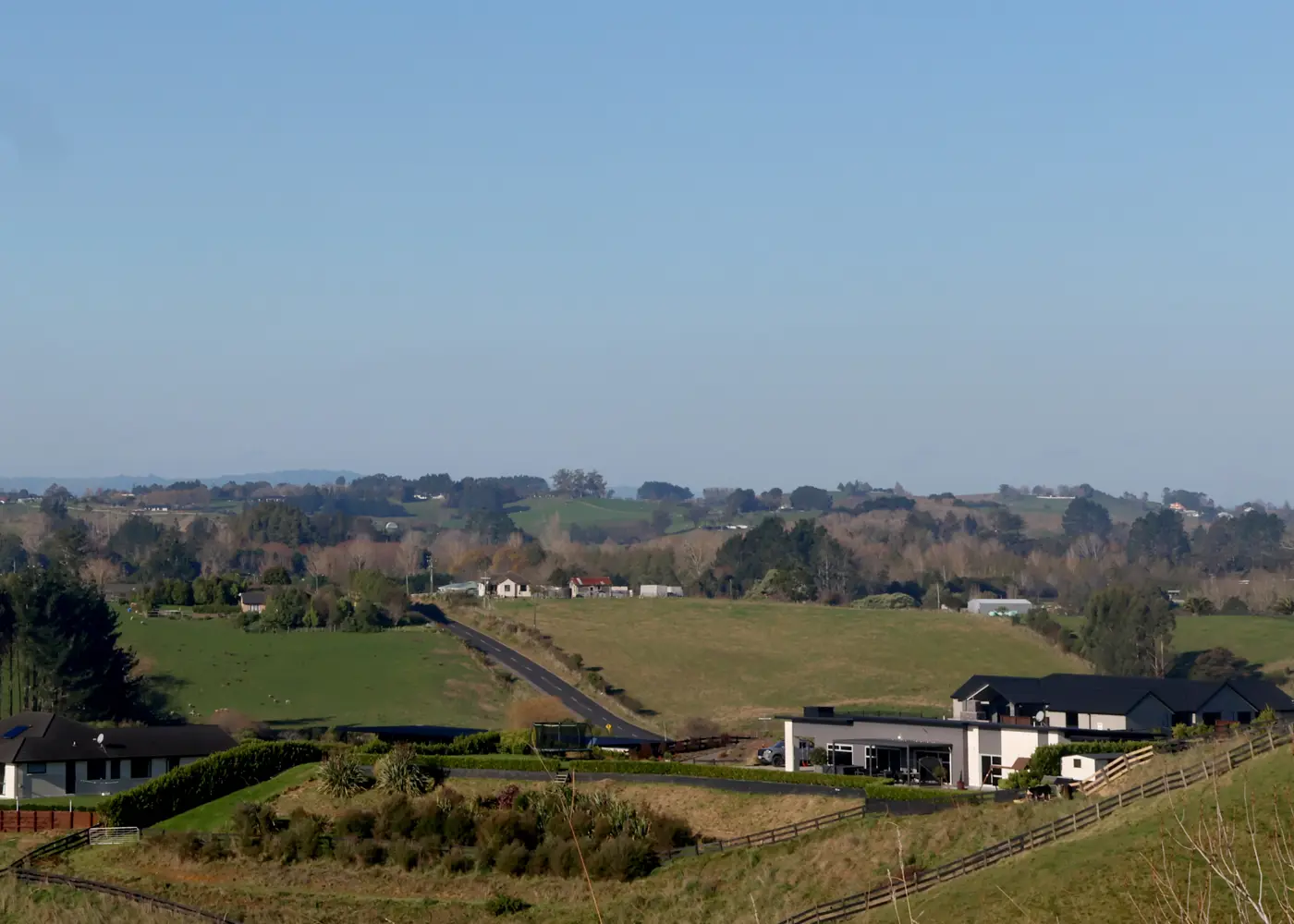 a house in a field